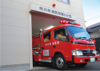 消火活動の画像