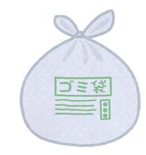 ゴミを密閉して捨てましょうの画像