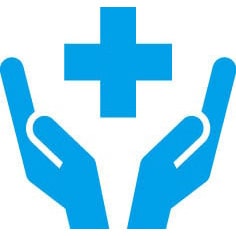 イラスト：健康に取り組む