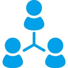 イラスト：人とつながる