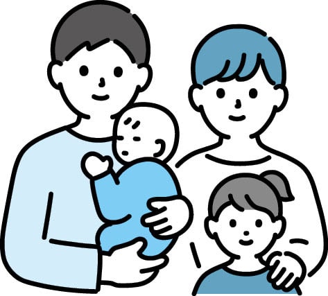 イラスト：家族