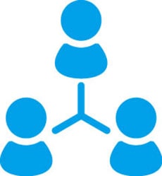 イラスト：人とつながる