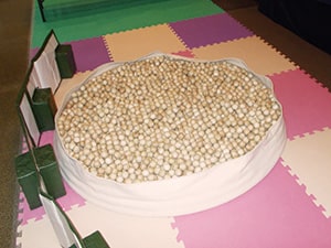 ▲木の玉プールの画像