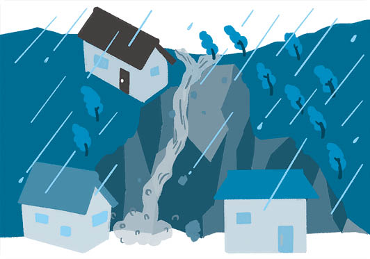 がけの近くでは…の画像