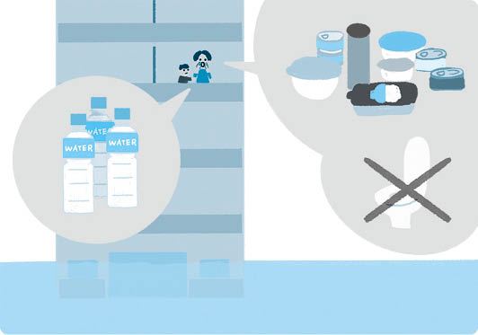 マンションに住んでいても…の画像