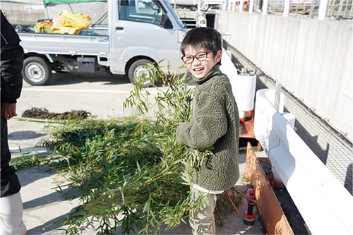 画像：子供のインタビュー