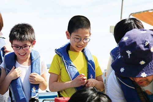 画像：子供のインタビュー