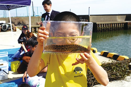 画像：子供のインタビュー