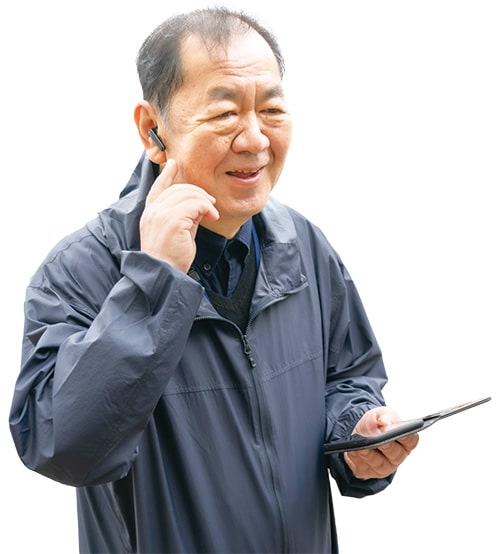 顔画像：伊藤さん（70歳）