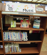 Music特集展示のようす 写真:Music特集展示のようす