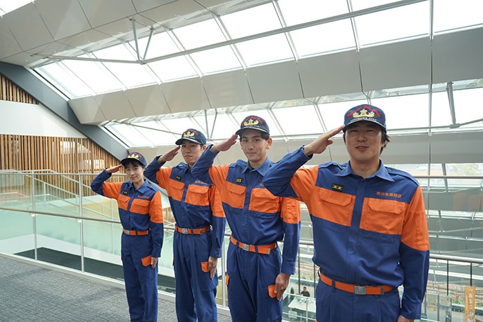 画像：消防団員 募集中