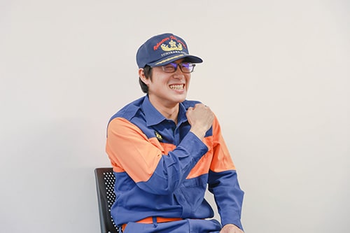 顔画像：農家の板橋さん（第16分団）