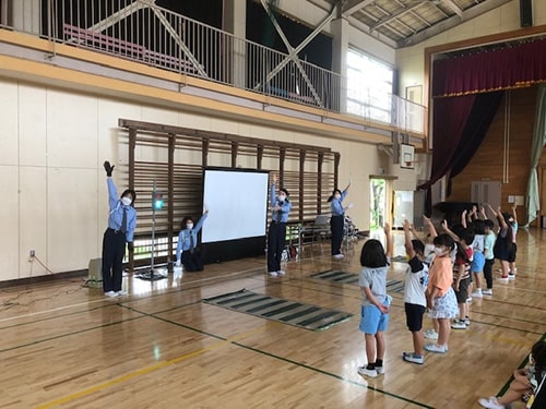 子どもを対象とした交通安全教室の画像