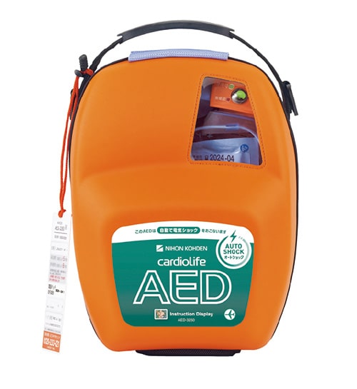 画像：市内コンビニエンスストアにAEDを設置しました