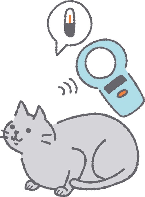イラスト：犬猫のフードなどの寄付を受け付けています