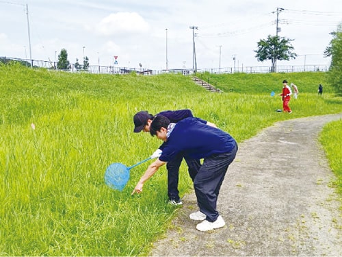 画像：生き物の研究や調査を行いました