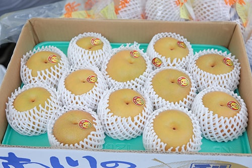 「市川のなし」フェア（行徳）の開催の画像