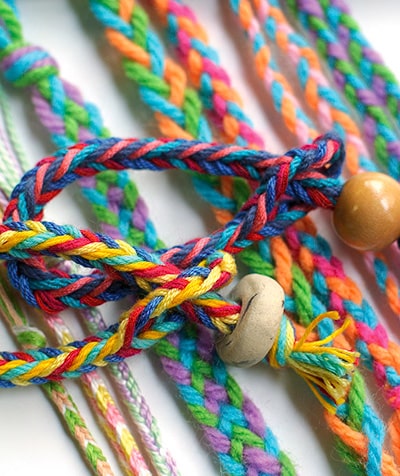 組紐（くみひも）ストラップをつくろうの画像