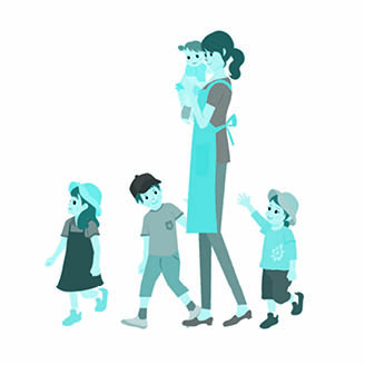 放課後保育クラブ補助支援員の画像