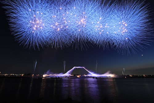 画像：市川会場から撮影