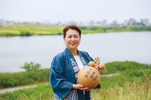 顔写真：宗家花火鍵屋15代目 天野安喜子さん