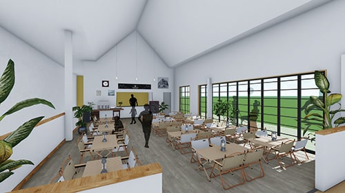 画像：カフェ店内イメージ