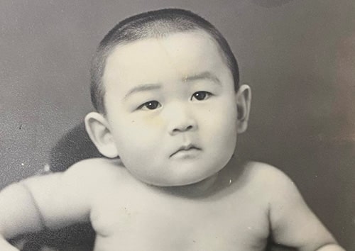 画像：「赤ちゃん旦那」と呼ばれていた頃