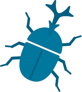 イラスト：カブトムシ