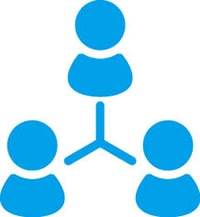 イラスト：人とつながる