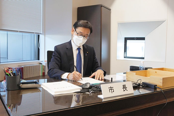 田中 甲 市長の画像2