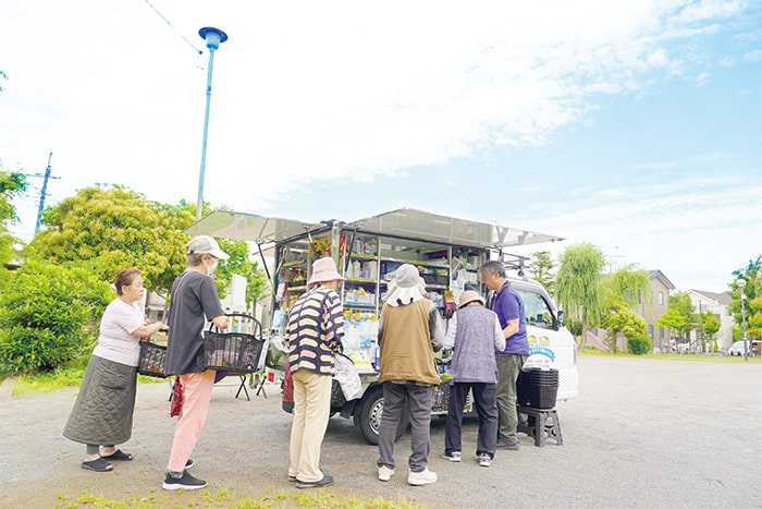 画像：移動販売でお買い物しませんか