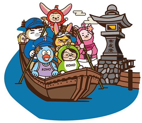 イラスト:吹き出しのキャラクター