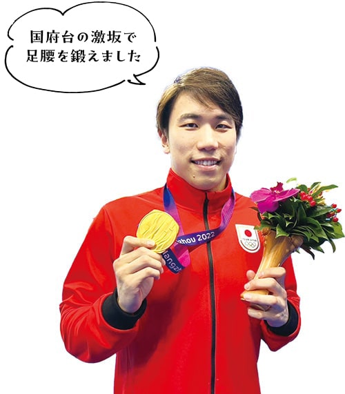 画像：2022年アジア競技大会で金メダル獲得