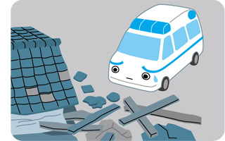 避難路を危険にし消防車や救急車が通れなくなることもの画像