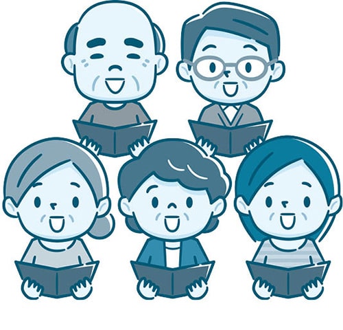 イラスト：来て見て楽しい「長寿ふれあいフェスティバルin いちかわ」