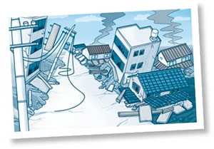 イラスト：特徴的な被害