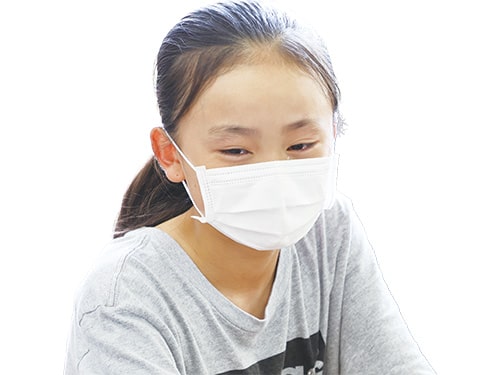 顔画像：講話を聴いた児童