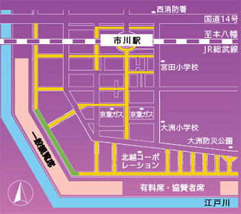 MAP：市川会場