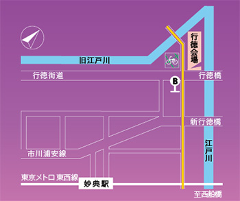 MAP：行徳会場