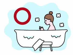 ワクチンを接種した日はお風呂に入ってもかまいません。注射をした部分は強くこすらないようにしましょう。