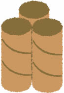 トイレットペーパーの芯の画像