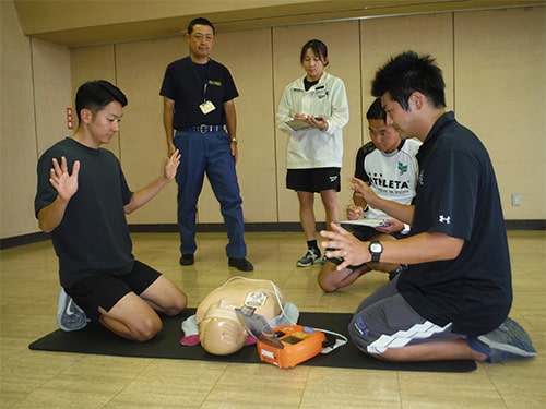 画像：応急手当普及員講習