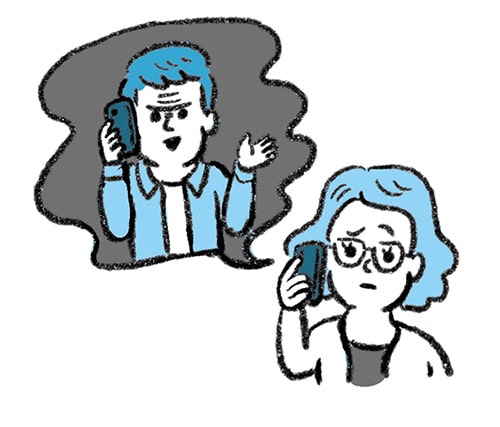 イラスト：女性と男性