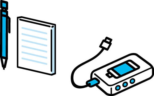 イラスト：情報グッズ