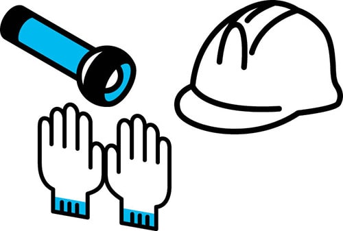 イラスト：避難グッズ