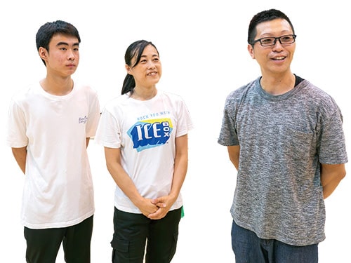 顔画像：伊藤さん親子・宮入さん