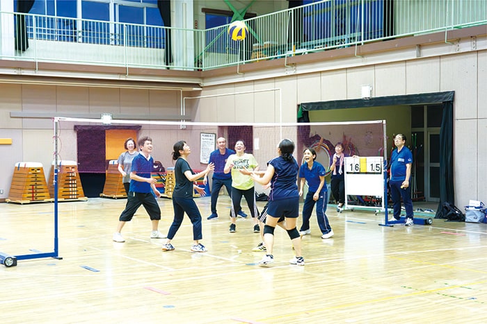 画像：スポーツ推進委員一押しのミニバレーボール