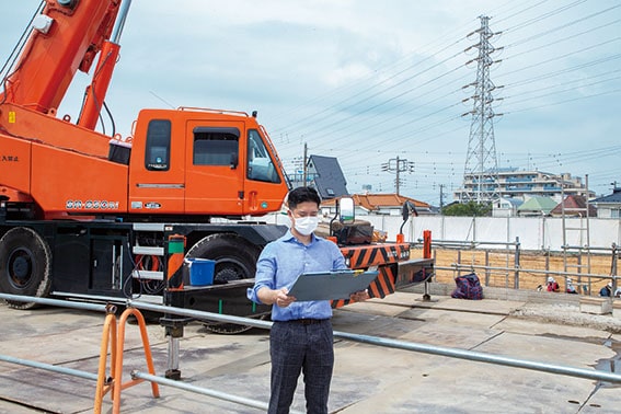 拠点整備予定地にての画像