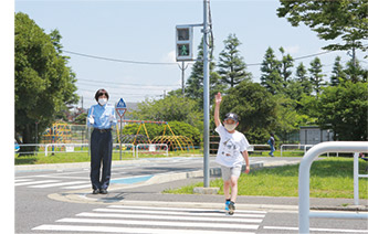 秋の全国交通安全運動の画像