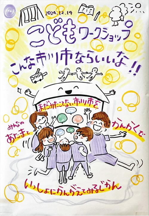 子どもの意見を聴くためのワークショップの画像